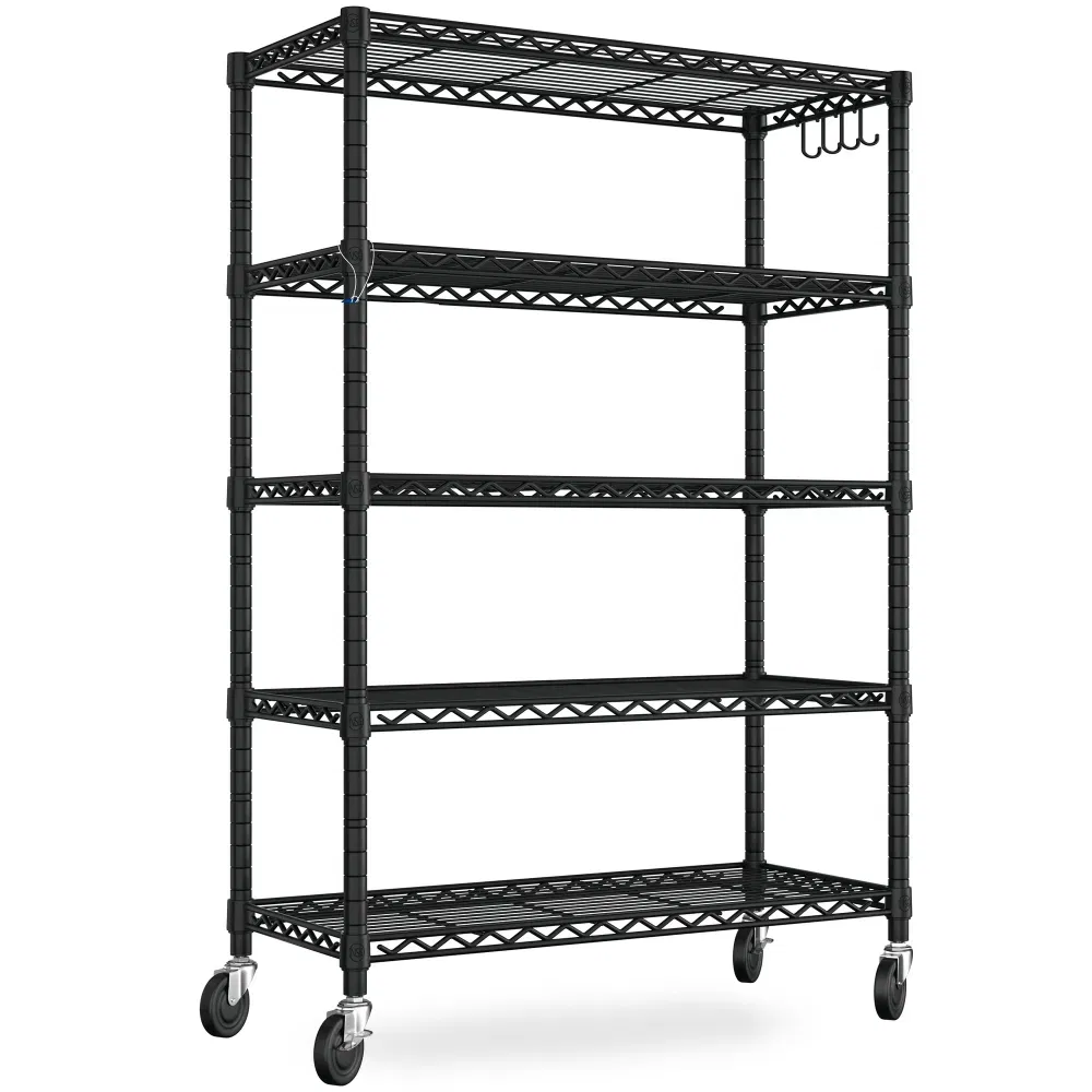 5-Tier Wire Shelving Unit, picture 5 of 5