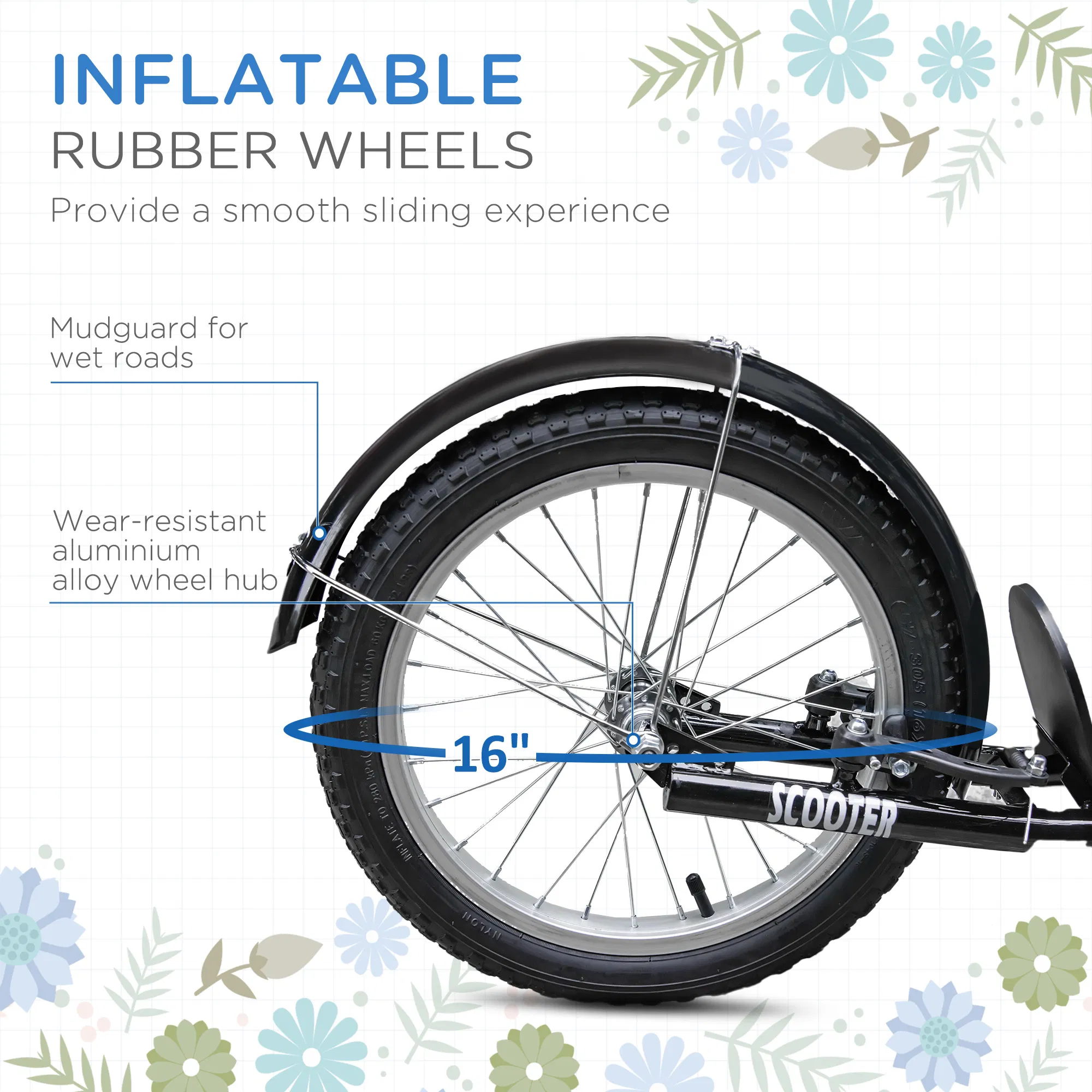 Kick Scooter with Adjustable Handlebar — photo 4