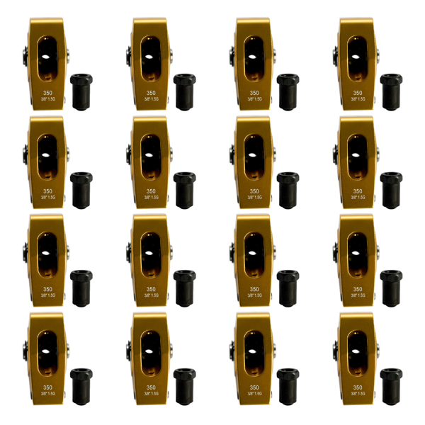 摇臂 Aluminum Self-aligning Roller Rockers Arms 1.5 Ratio For Chevy Small Block SBC Gen I 350 400-12