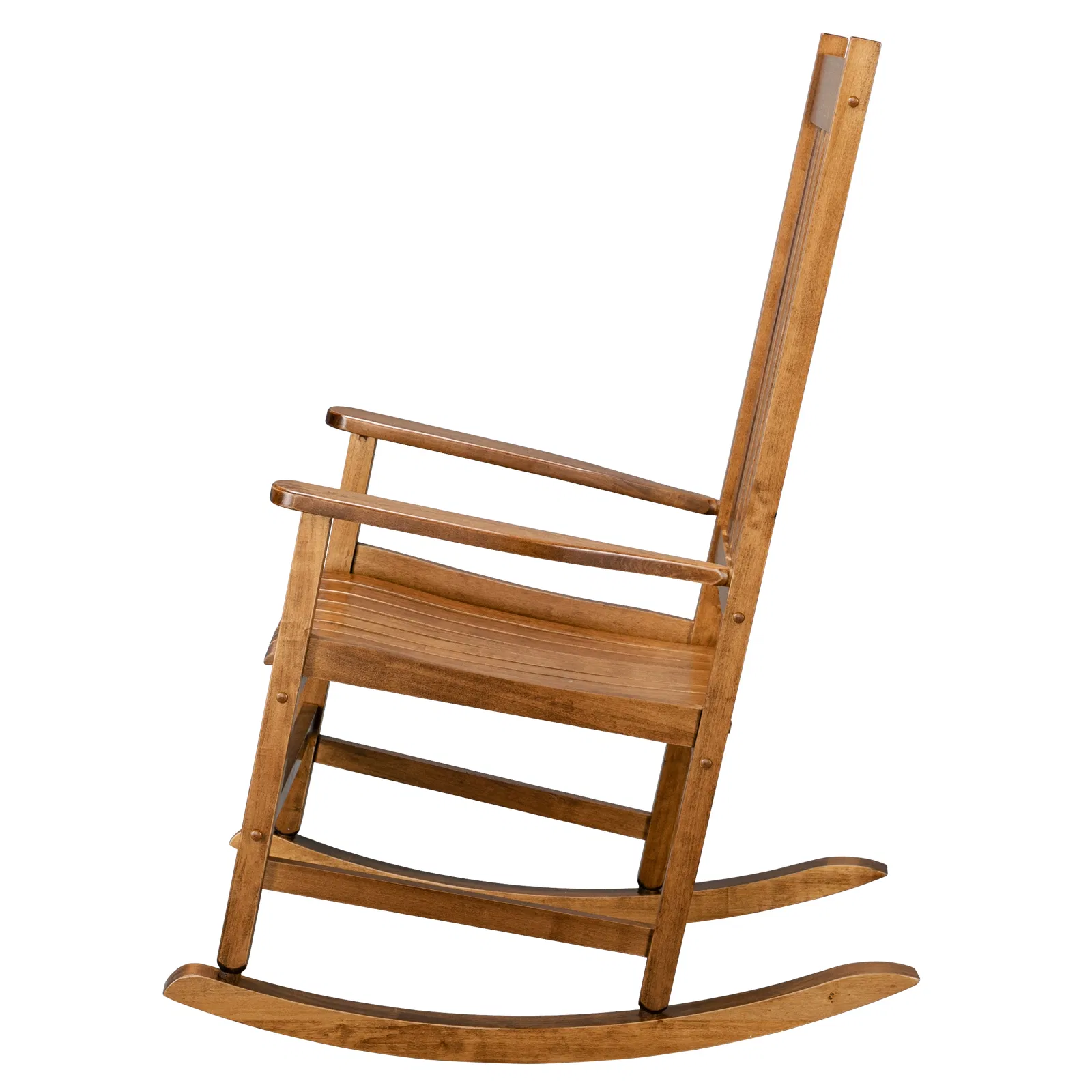 68.5*86*115CM Square Wooden Rocking Chair Original Color image 4
