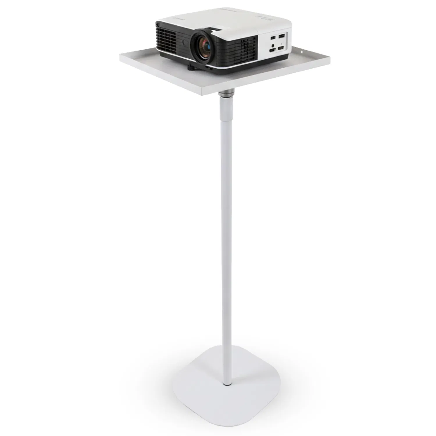 Projector Stand Height adjustable 28"-52" Tall Floor Stands w 3 Mounting Options 360?Rotatable Ball Head Heavy Duty Multipurpose Soporte Para Proyector for Home Office
