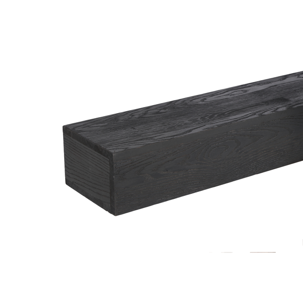 48'' Embossed Fireplace Mantel Western Red Cedar Wall-Mounted & Floating Shelf for Home Decor-22