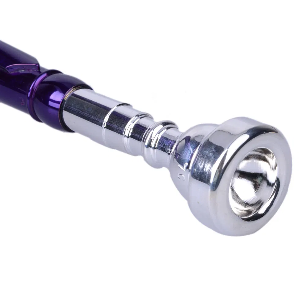 Brass B Flat Trumpet Violet image 17