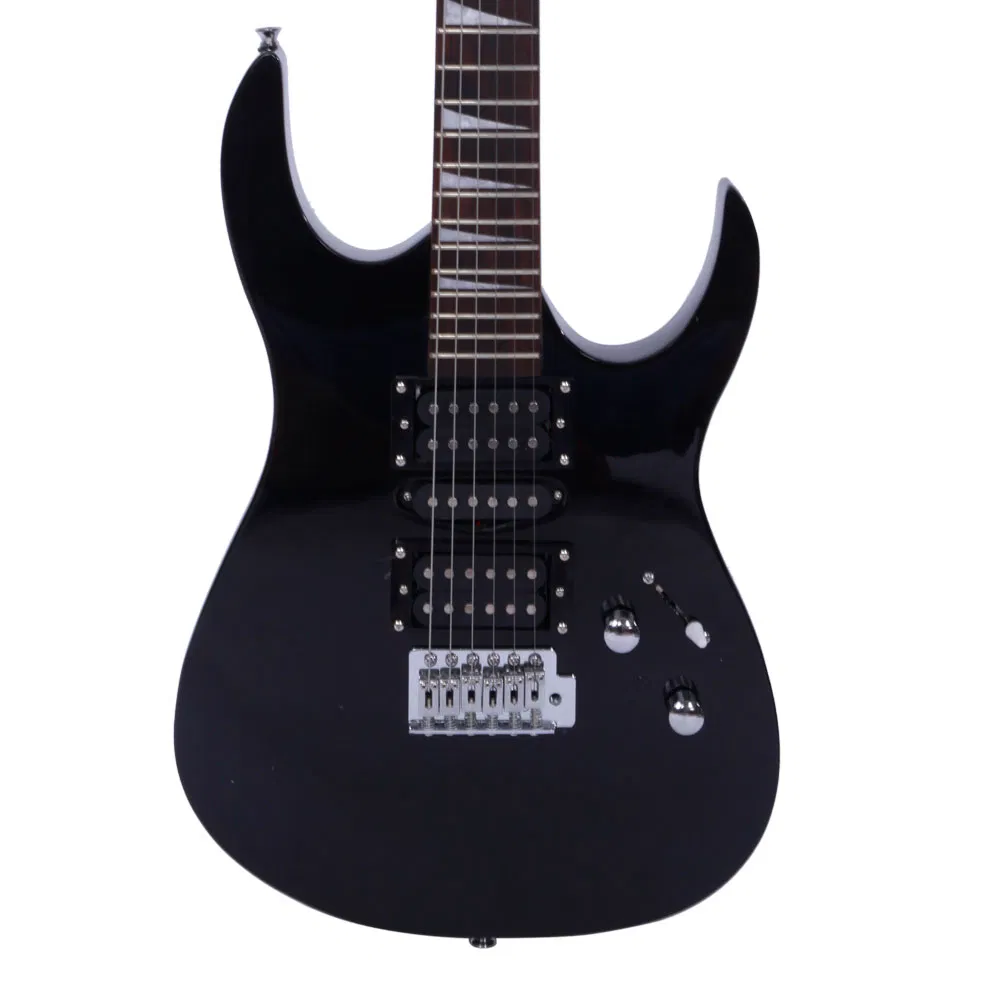 Novice Entry Level 170 Electric Guitar HSH Pickup Bag Strap Paddle Rocker Cable Wrench Tool Black image 15