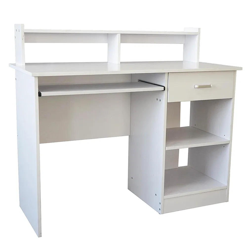 Chipboard Computer Desk with Drawer, picture 2 of 5