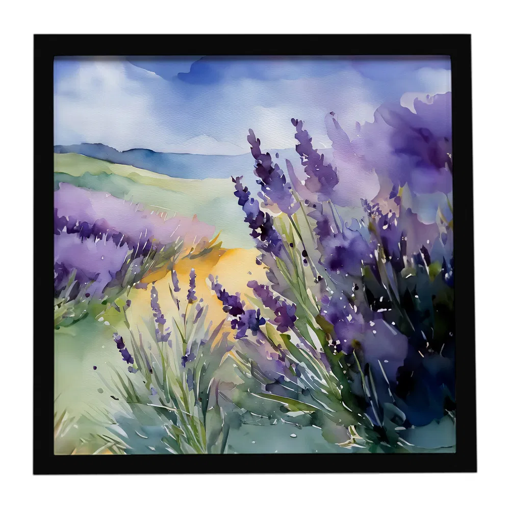 Framed Metal Print, Lavender Watercolor, picture 4 of 4
