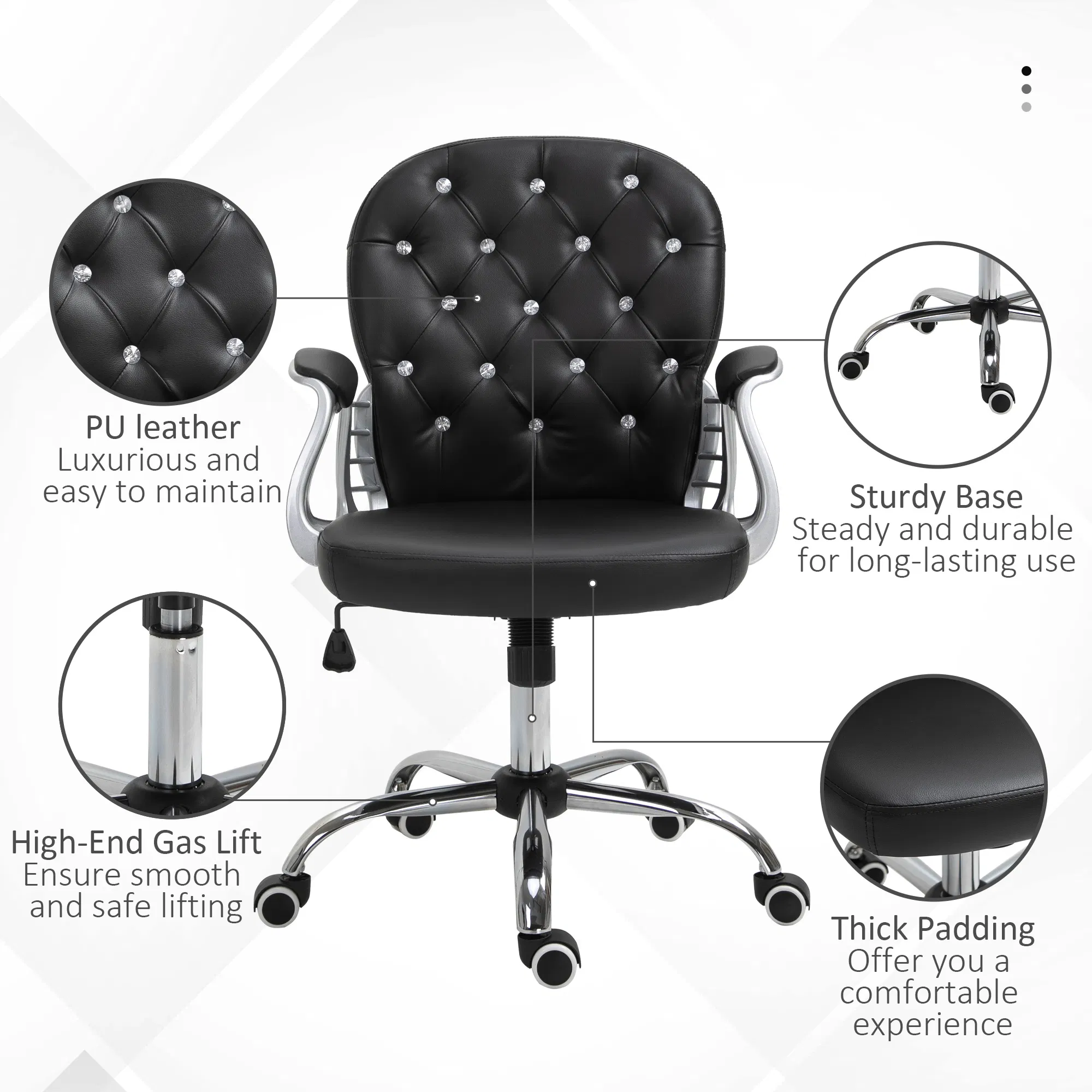 Ergonomic Office Chair — Comfortable Computer Desk Chair — photo 3