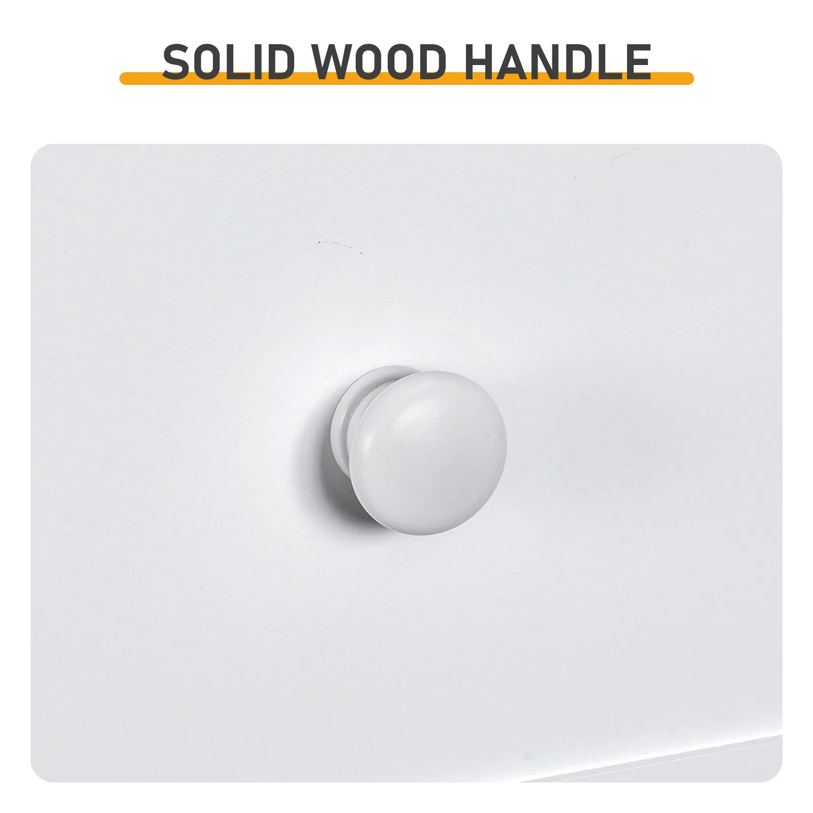 5-Drawer Cabinet with Solid Wood Veneer and Paint P2 MDF + P2 Particleboard Storage Cabinet… image 7