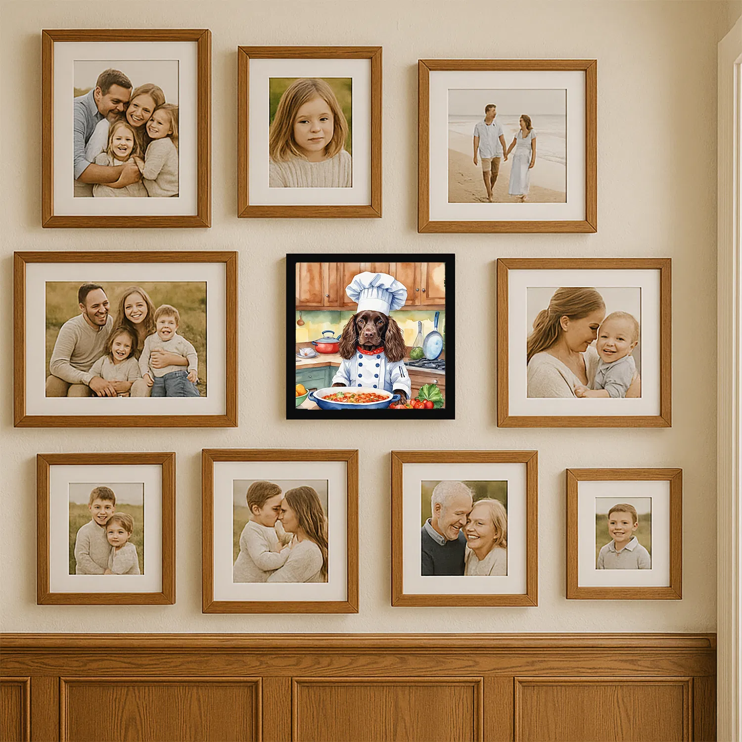 Framed Metal Print, Boykin Spaniel Chef, picture 3 of 4