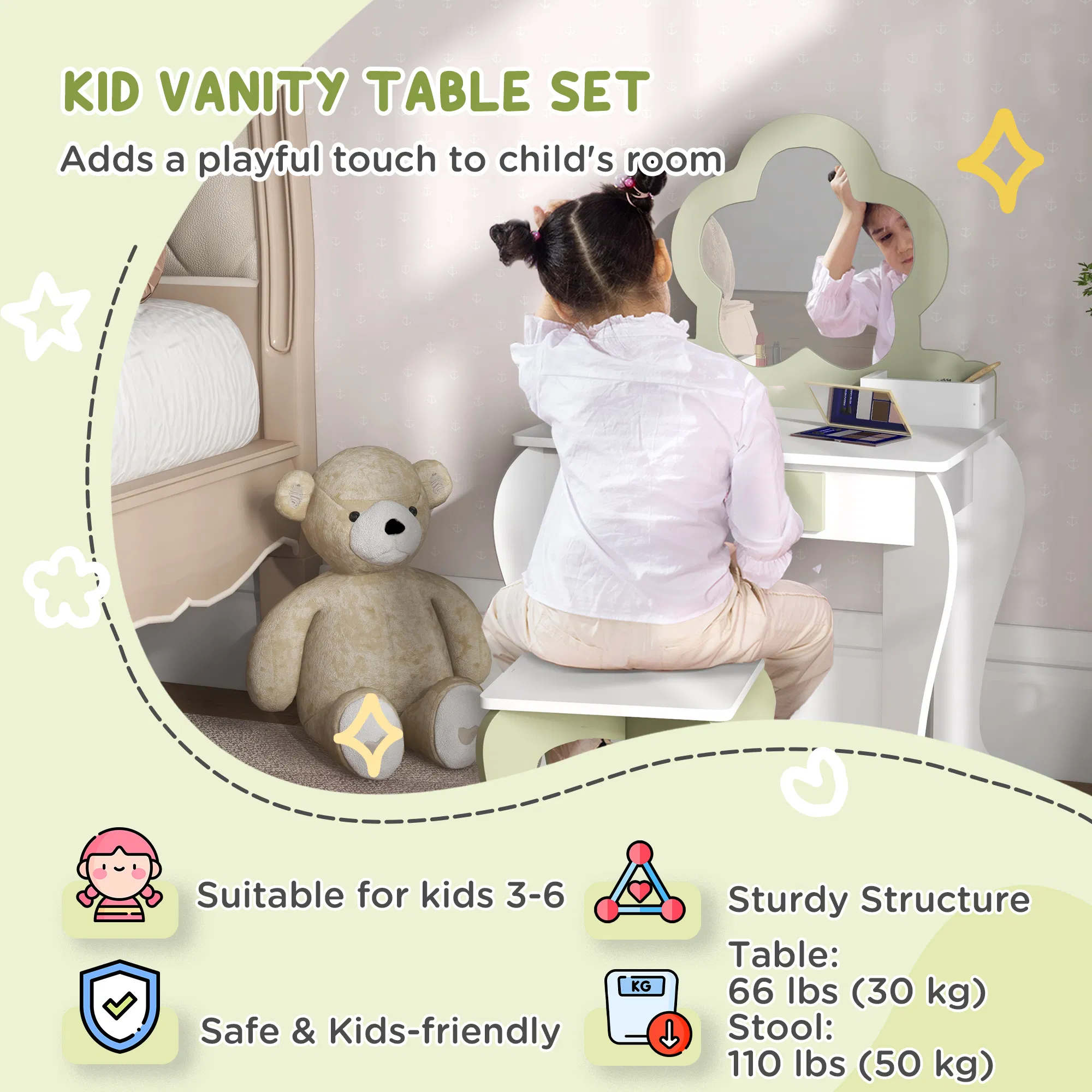 Kids Makeup Vanity Set, picture 4 of 5
