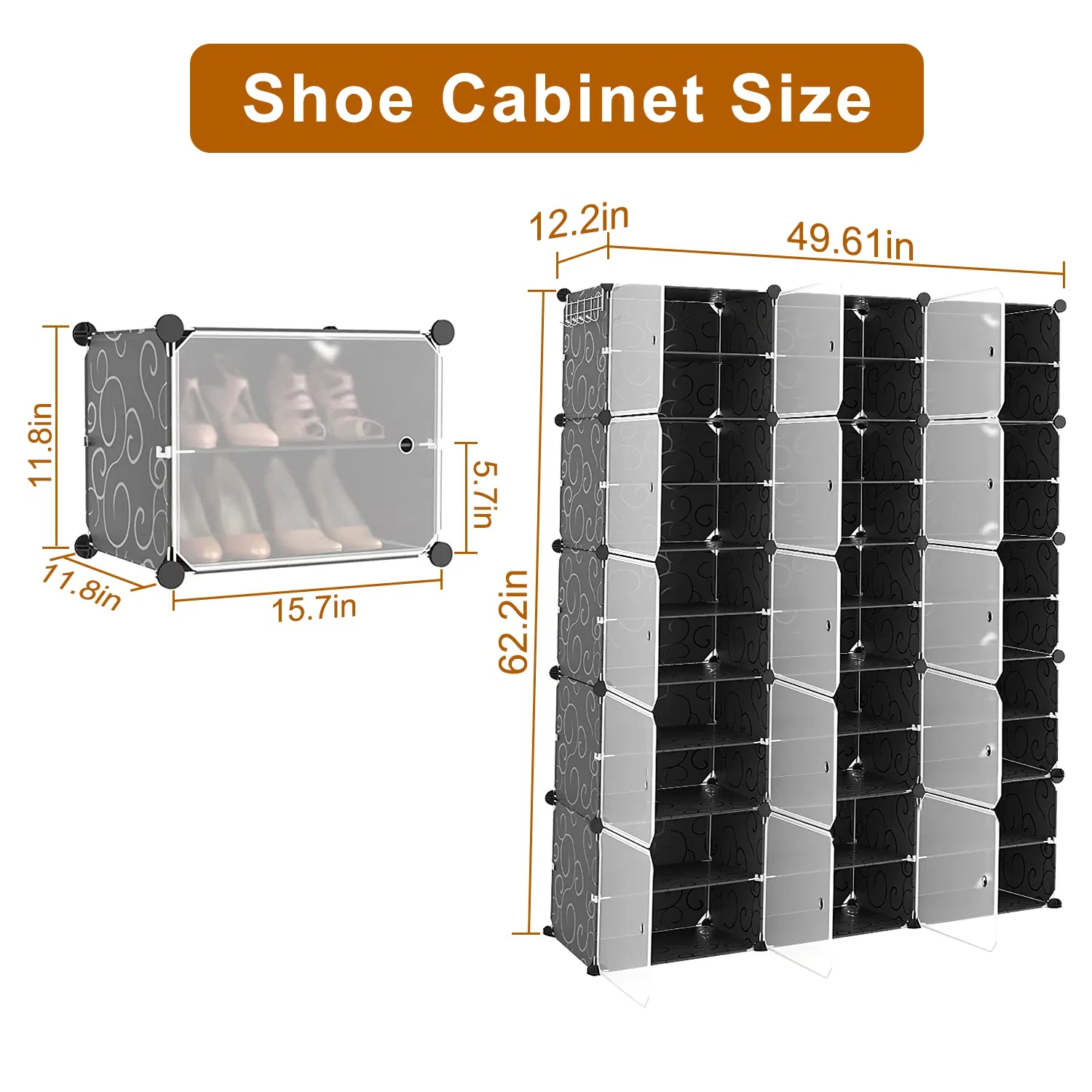 10-Tier Shoe Rack Organizer, picture 2 of 5