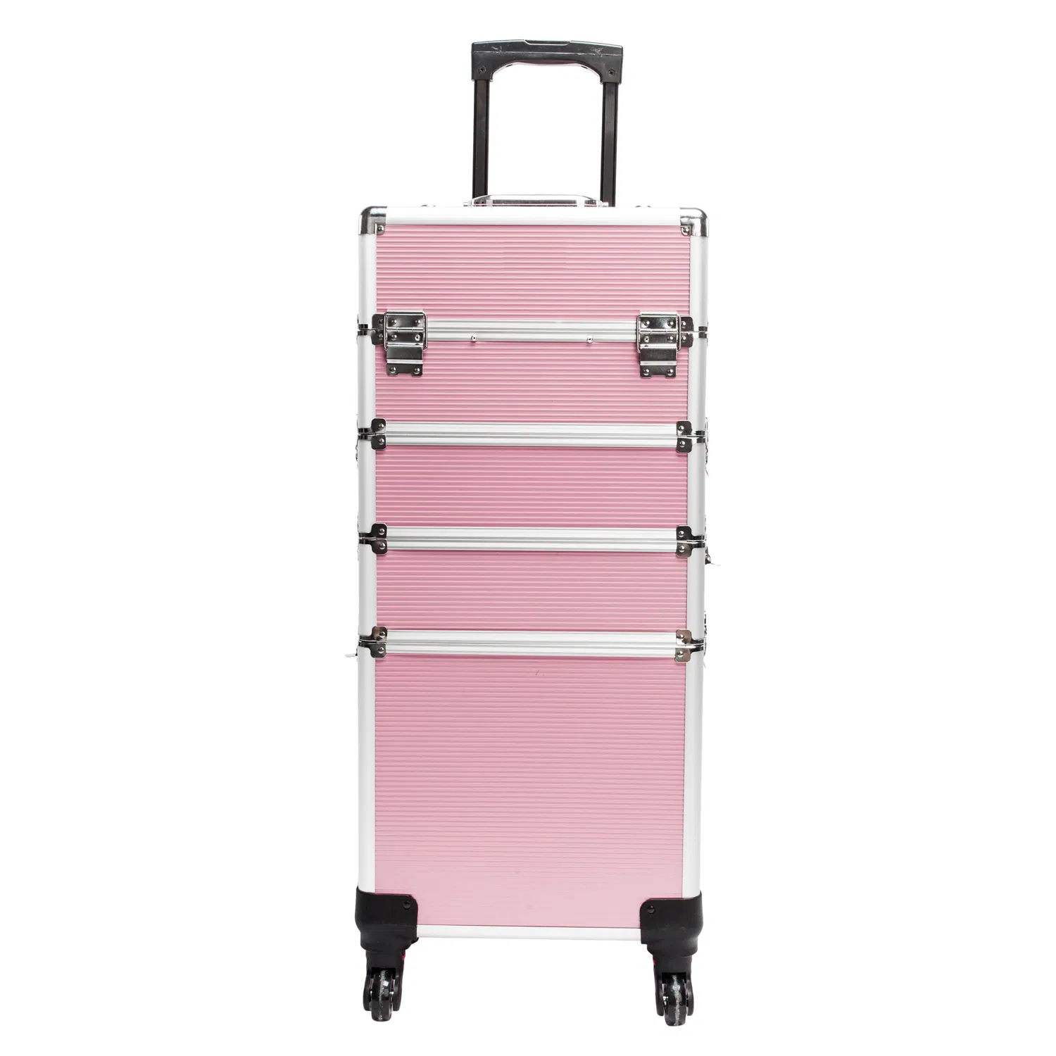 4 in 1 Aluminum Cosmetic Makeup Case Tattoo Box Pink image 15