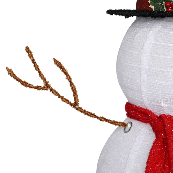 [Replace 62175283]60*60*120cm 30.00V 3.60W  Snowman Snow Fleece Garden Snowman Decoration White-26