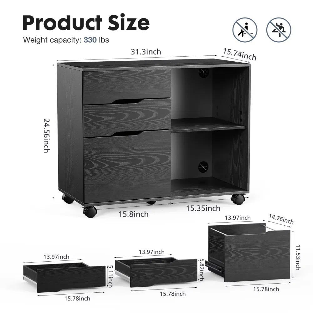 Rolling File Cabinet, picture 4 of 5