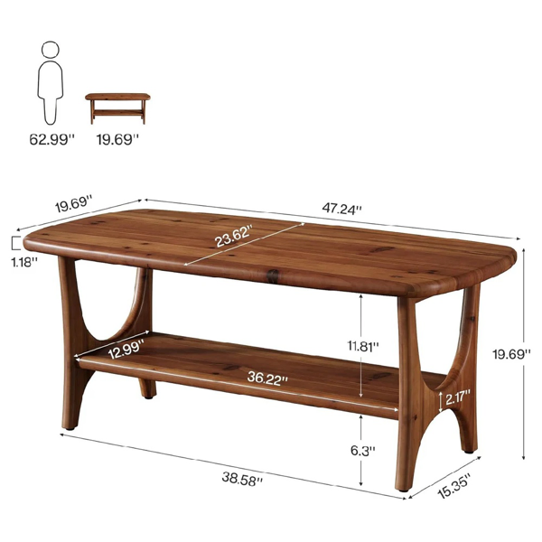Solid Wood End Table, picture 4 of 5