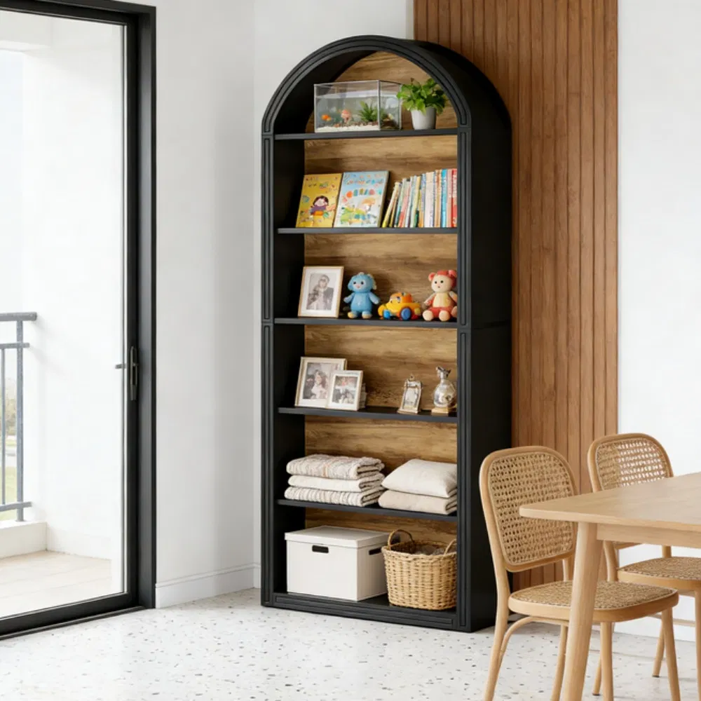 8-Tier Arched Bookshelf