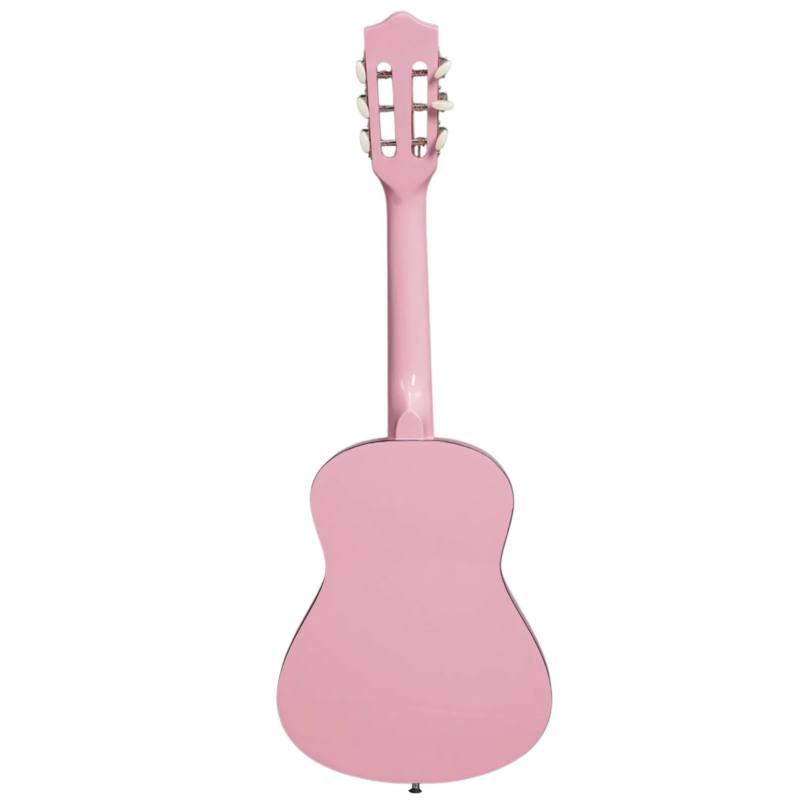 Light pink 30-inch Round Acoustic Guitar with Picks, Strings, Capo, Case, Tuner, and Strap image 12