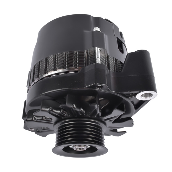  发电机 Black 160 AMP CS130 Alternator with Serpentine Pulley for GM Chevrolet SBC BBC ES1006BK-15