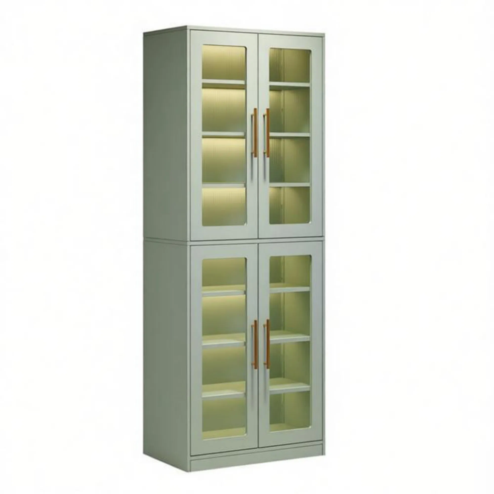 Tall Shoe Cabinet with Acrylic Doors