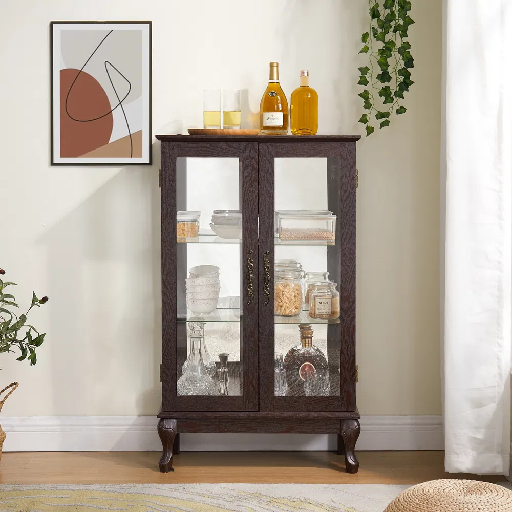 Curio Cabinet with Glass Doors, picture 5 of 5