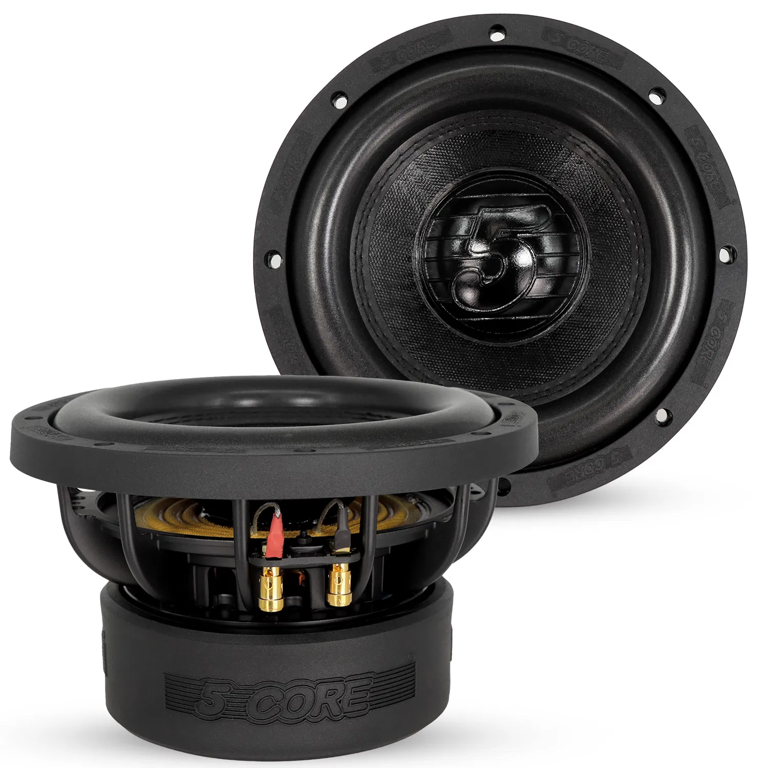 5 Core Subwoofer 6.5/ 8 Inch Dual 2/4 Ohm Car Audio Replacement Speaker
