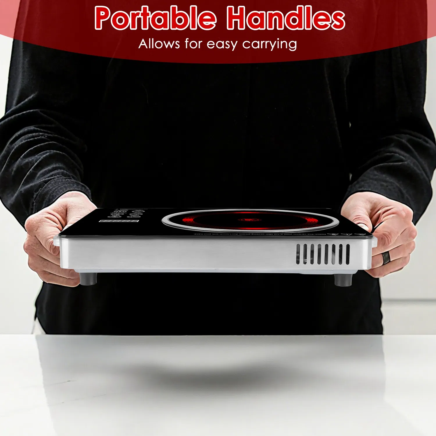 7000W Electric Double Ceramic Stove/ 3500W Electric Single Ceramic Stove Options 3 Colors Available image 8