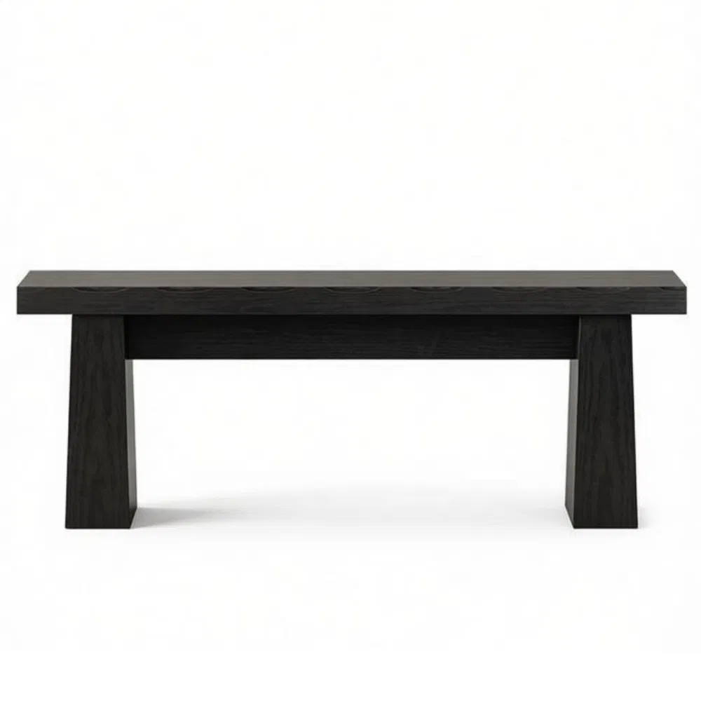 Wooden Entryway Bench