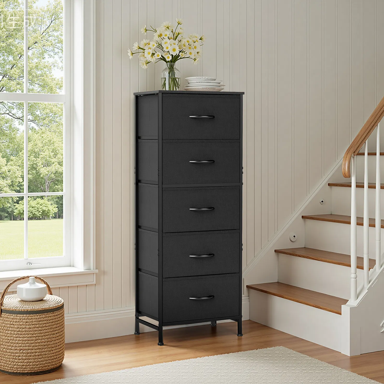 5 Drawer Fabric Dresser, picture 3 of 7