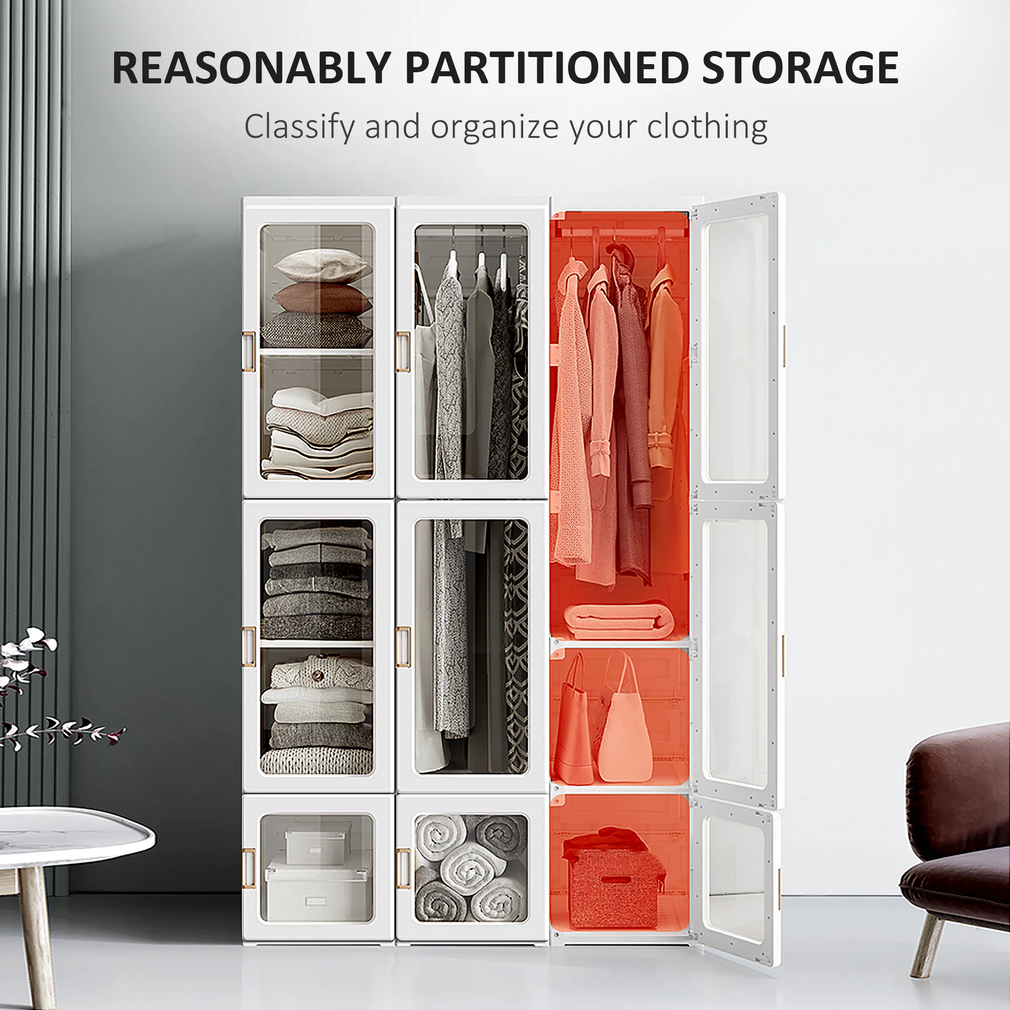 Portable Wardrobe Closet, picture 2 of 5