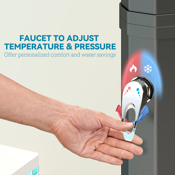 Solar heated shower-12