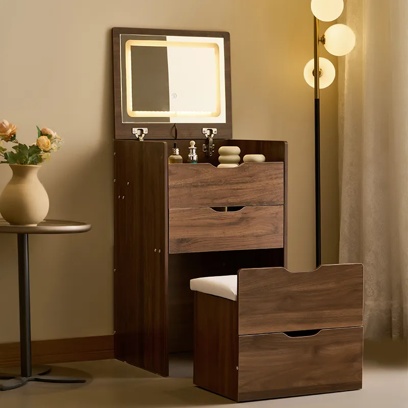 Vanity Desk with Flip Top Mirror, picture 3 of 4