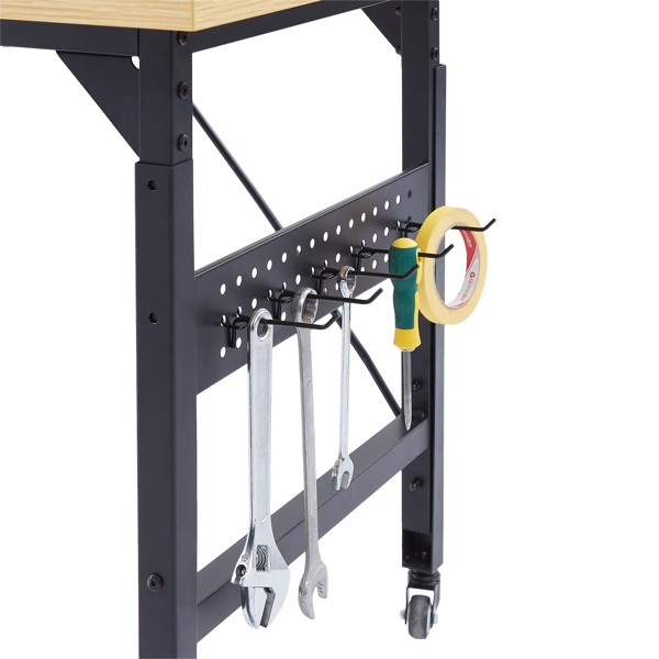 48''Adjustable Workbench with Pegboard β photo 6