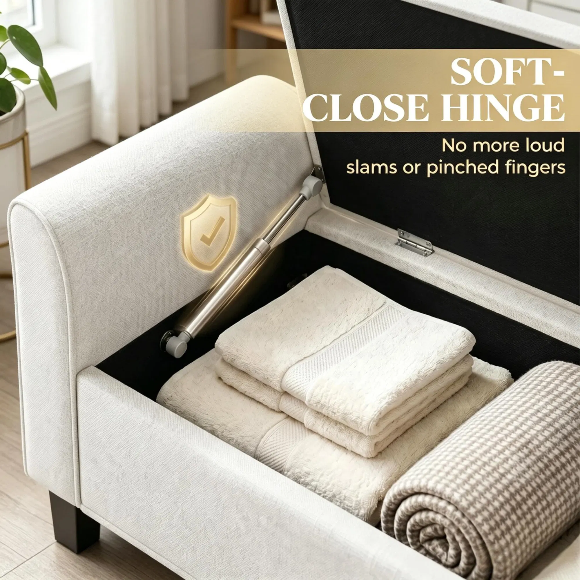 Storage Ottoman Bench, picture 4 of 5