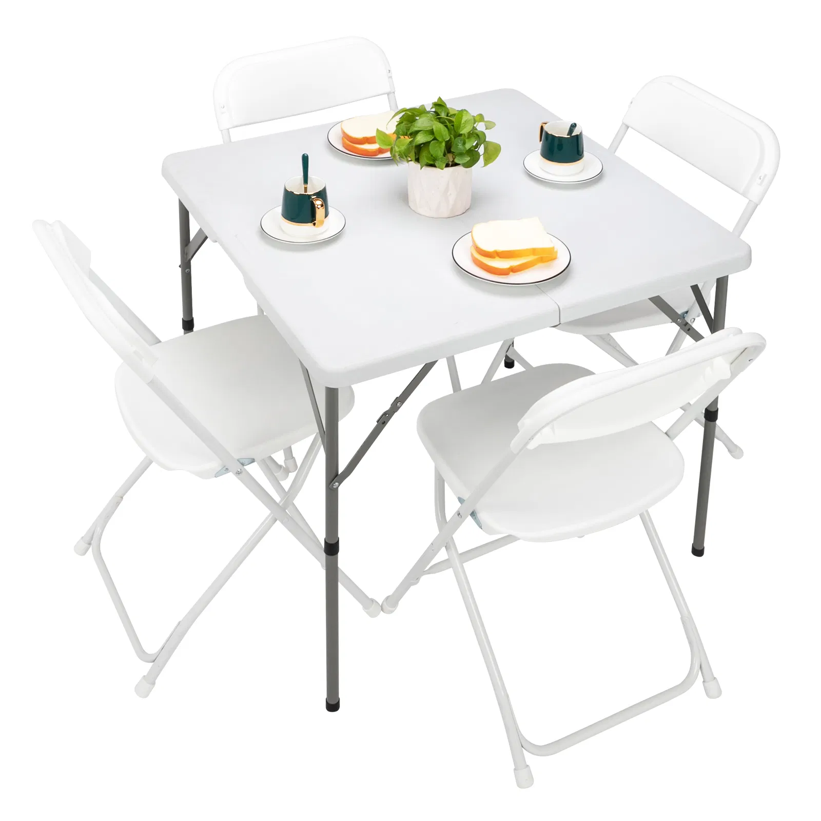 [Replace 19594030]34" Blow Molding Foldable Square Table image 10
