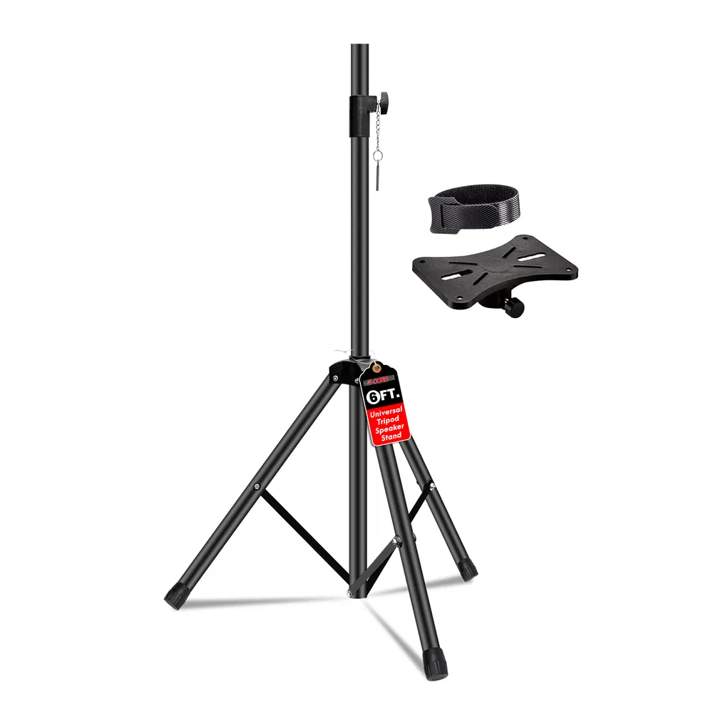 5 Core Speaker Stand Height Adjustable PA DJ Tripod Studio Monitor Stands w 35mm Compatible Add