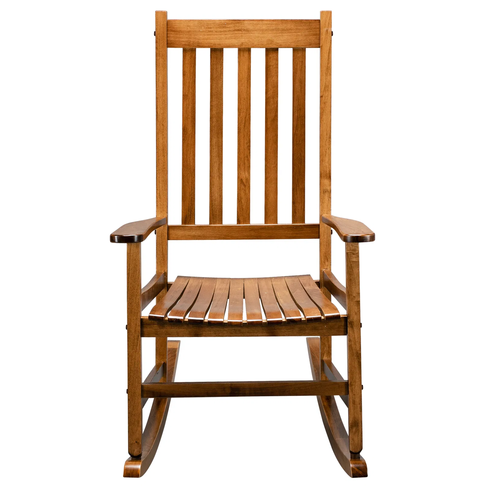 68.5*86*115CM Square Wooden Rocking Chair Original Color image 8