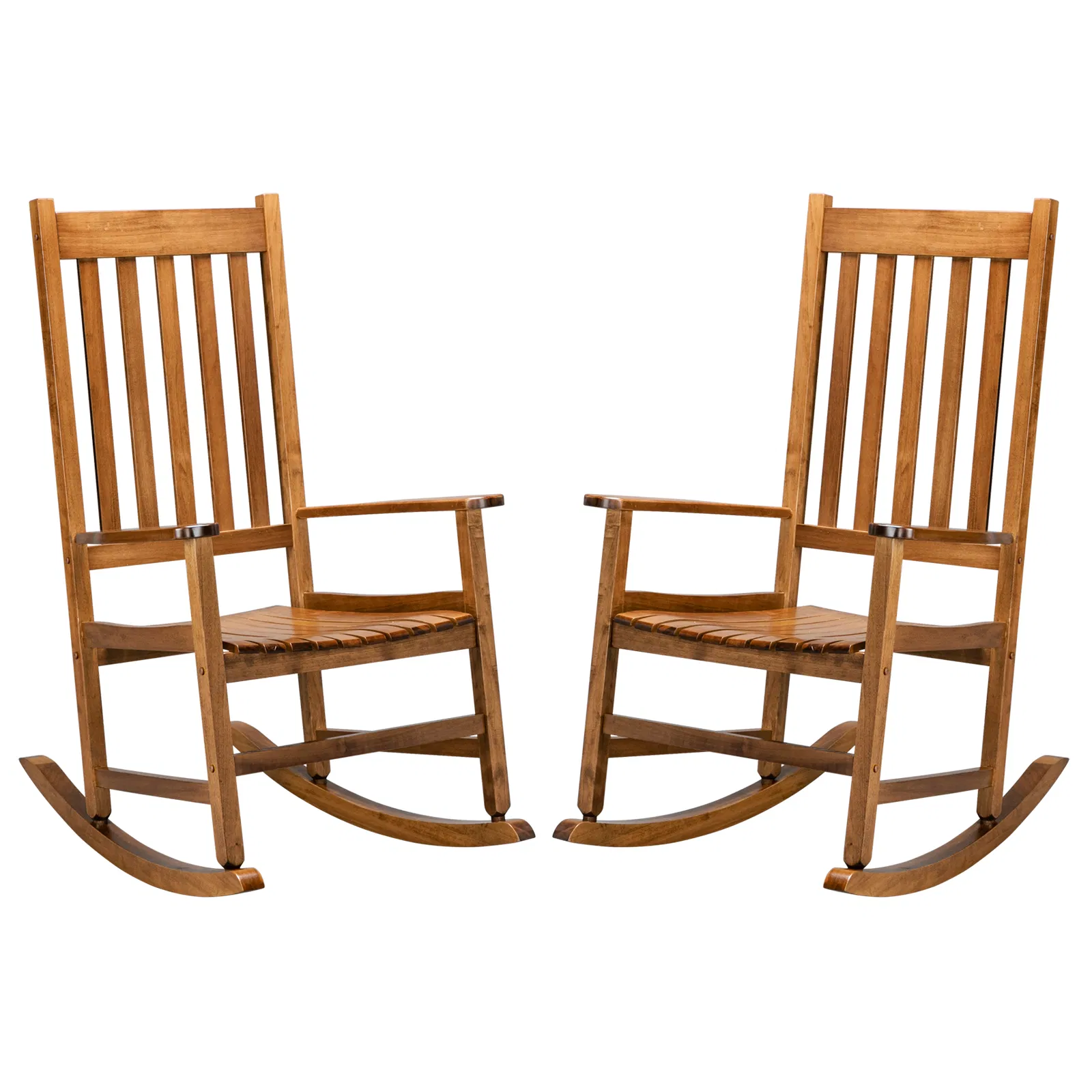 68.5*86*115CM Square Wooden Rocking Chair Original Color image 9
