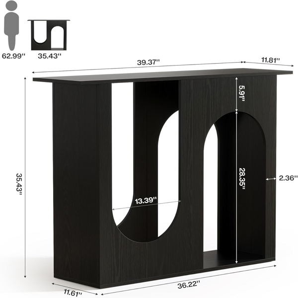 Long Console Table/Living room table(Not Supported non-defective remorse returns)-10