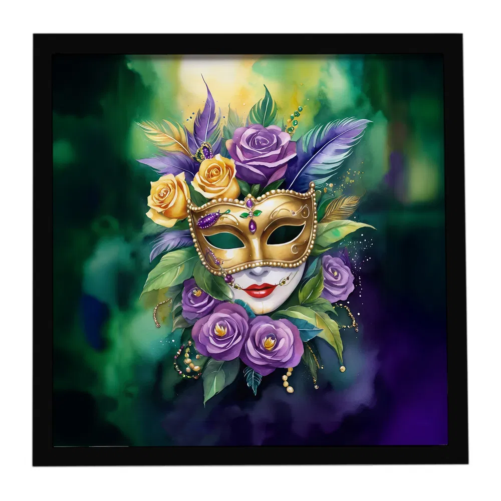Mardi Gras Framed Metal Print, 8x8, picture 4 of 4