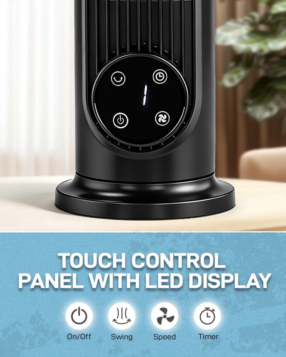 Cooling Fan with Adjustable Wind 42 Cm image 7