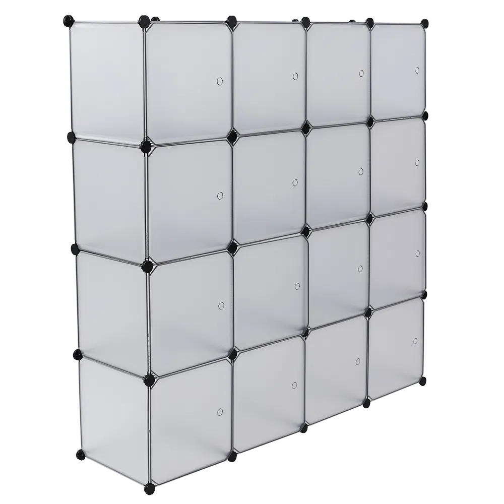 16-Cube Storage Shelf Cube Shelving Bookcase Bookshelf Organizing Closet Toy Organizer Cabinet White… image 19