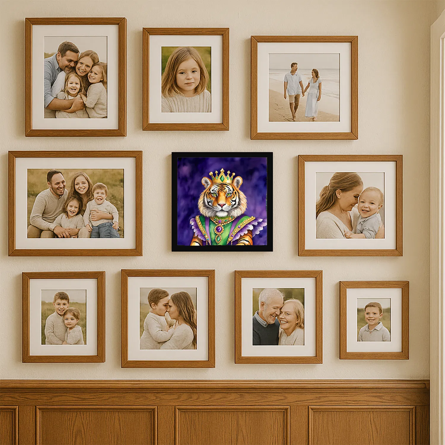 Framed Metal Wall Art, 8x8