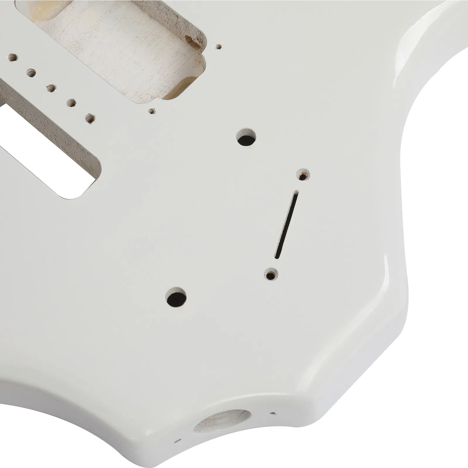 DIY 6 String Flame Shaped Style HSH Electric Guitar Kits with Mahogany Body, Maple Neck and Accessories… image 3