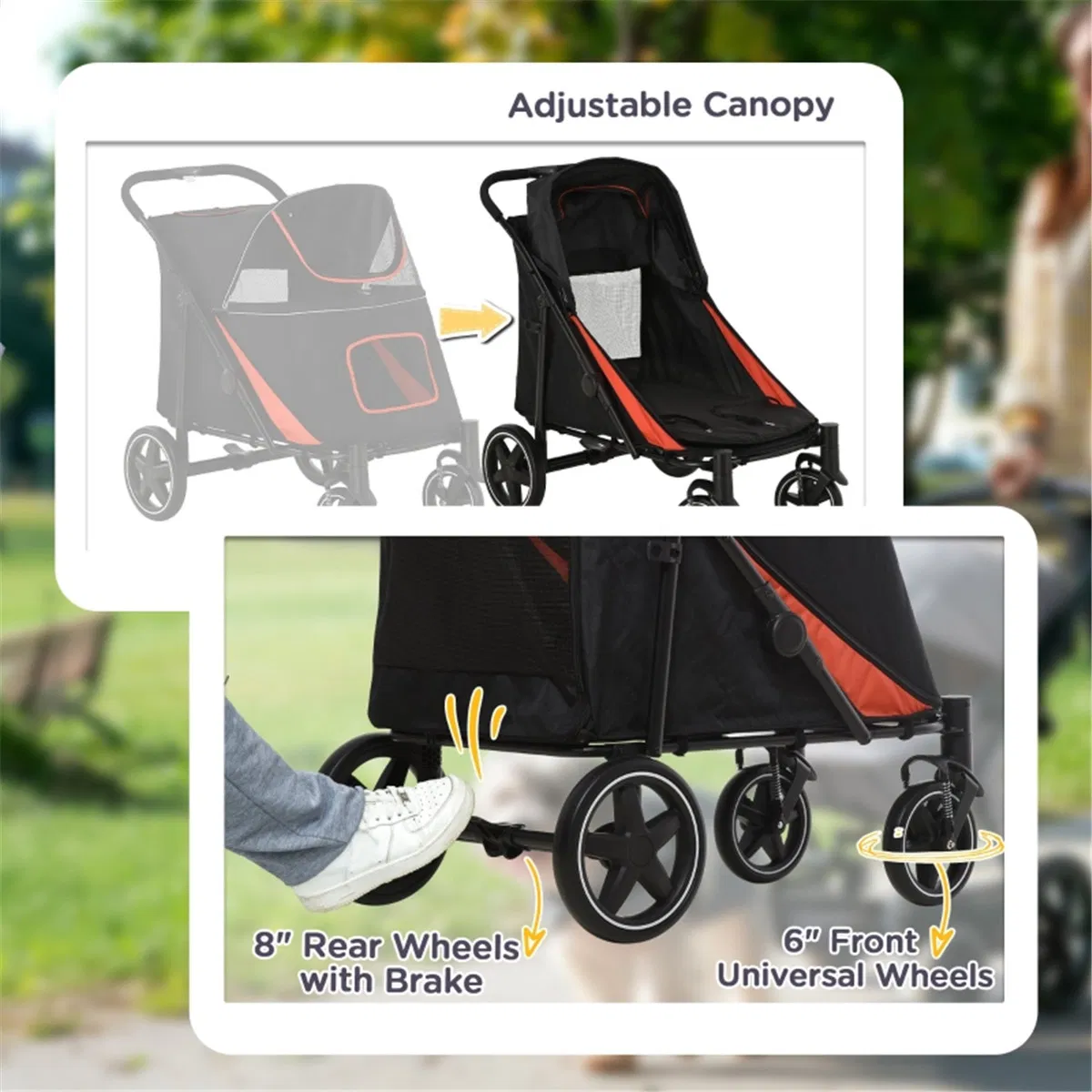 Dog Stroller /small animal cage/Pet cages ( Amazon Shipping)(Prohibited by WalMart) — image 1