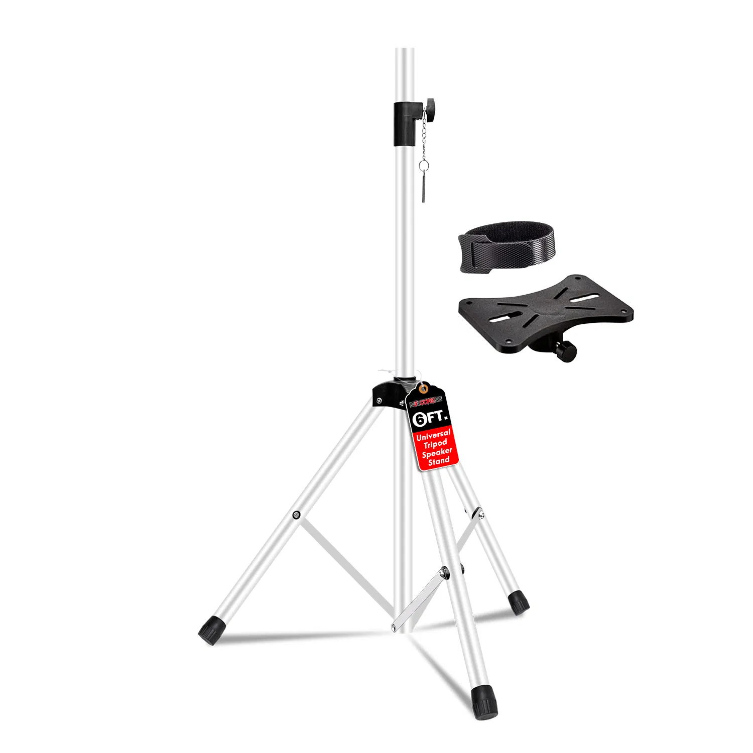 5 Core Speaker Stand Height Adjustable PA DJ Tripod Studio Monitor Stands w 35mm Compatible Add