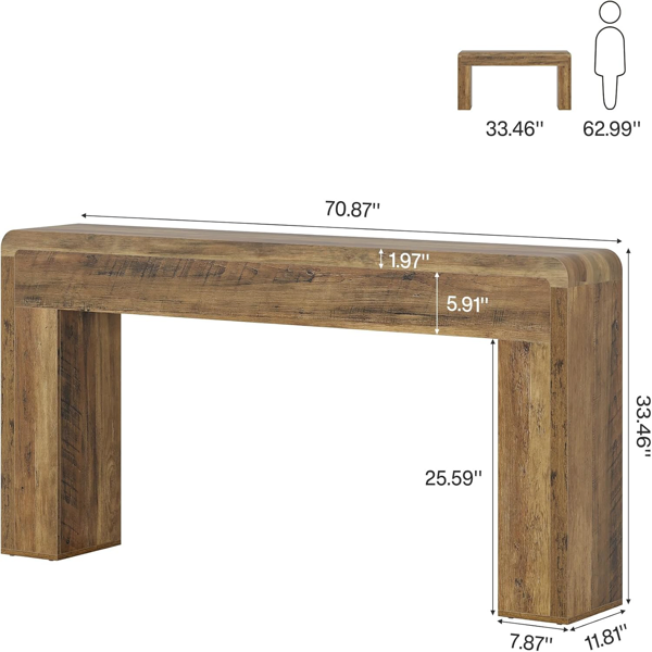 Long Console Table/Living room table(Not Supported non-defective remorse returns)-9