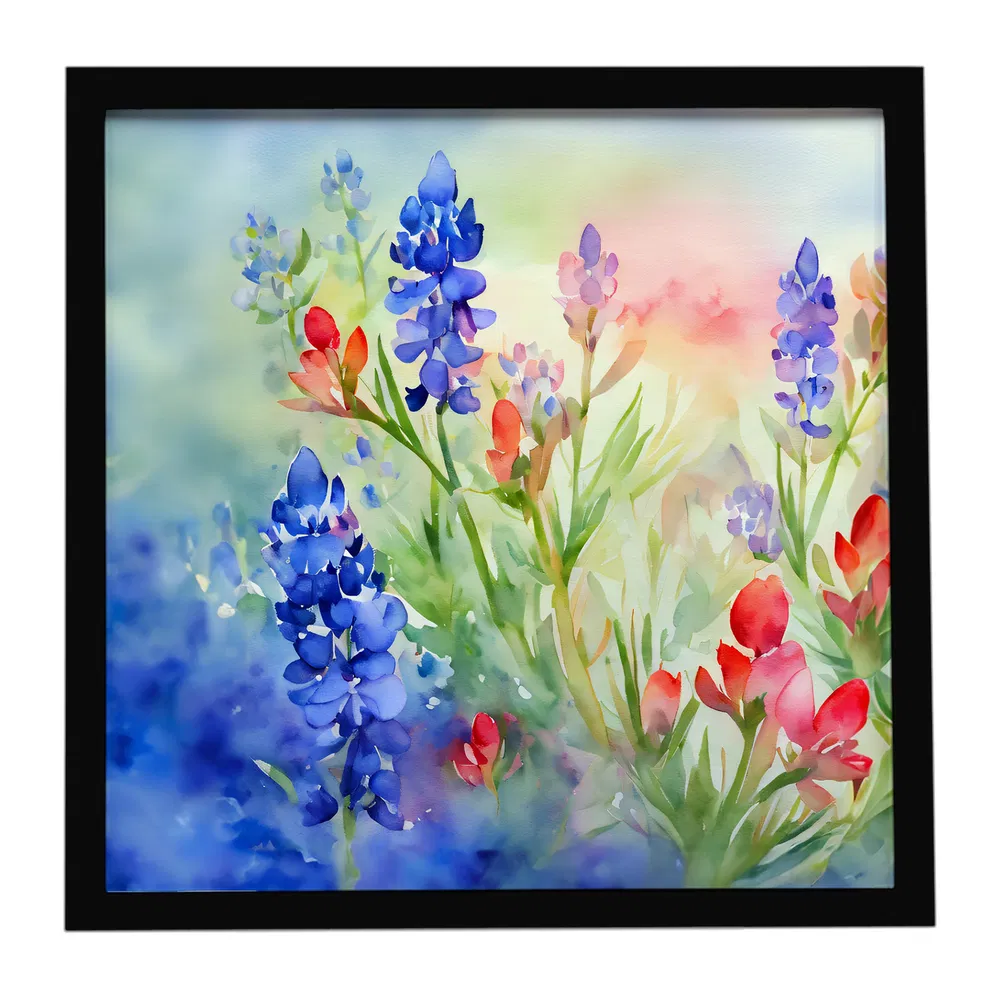 Framed Metal Print, Texas Bluebonnets, picture 3 of 3