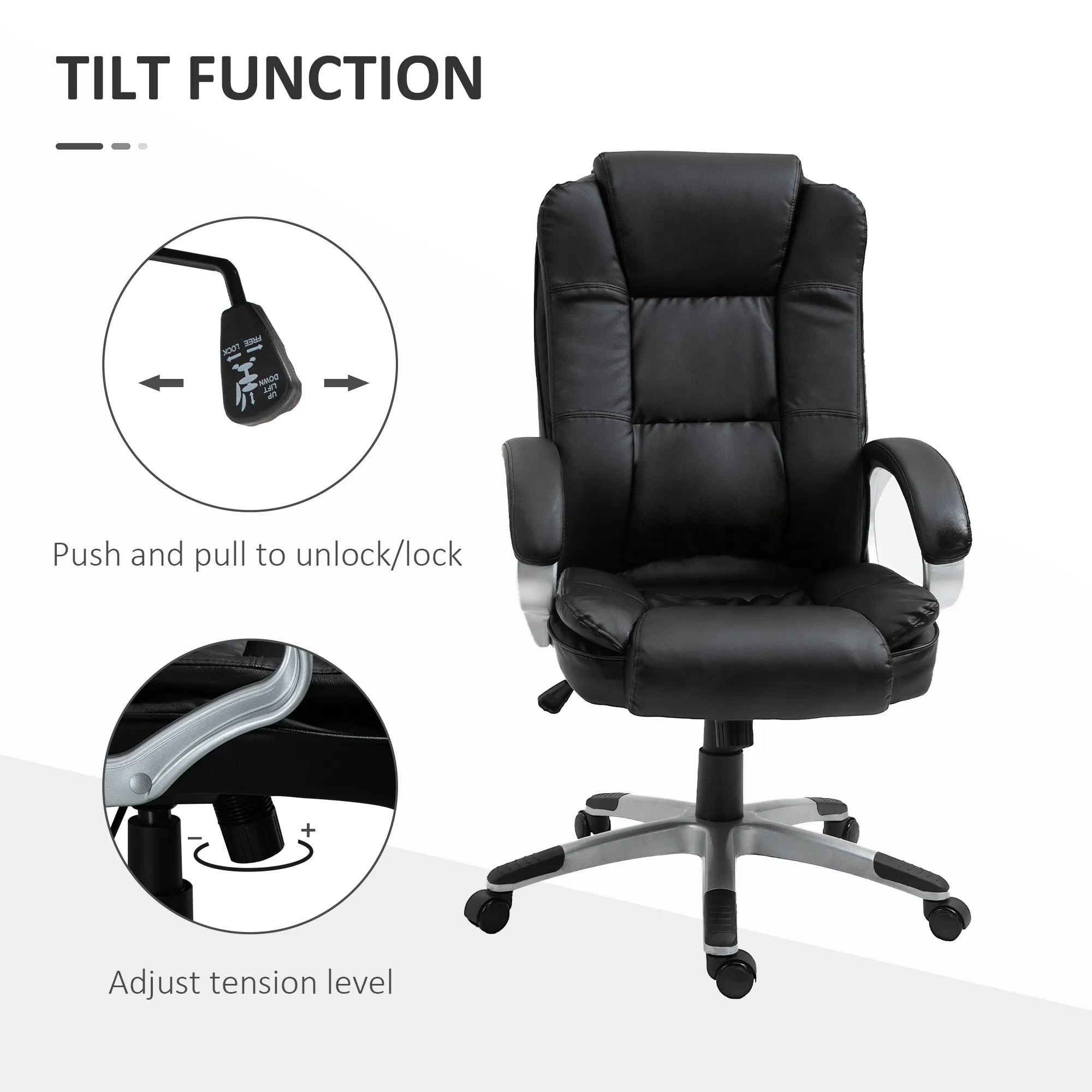High Back Executive Office Chair, picture 3 of 5
