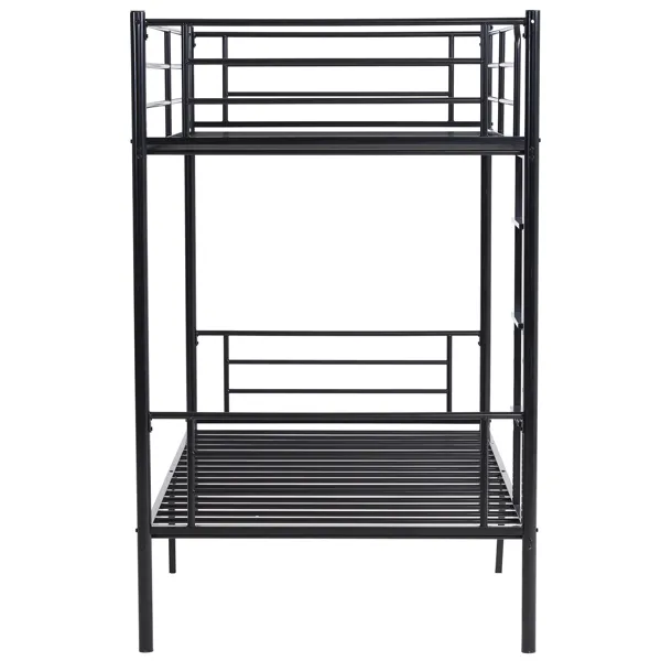 [same Model Code: 67430277]Iron Bed Bunk Bed with Ladder — photo 5