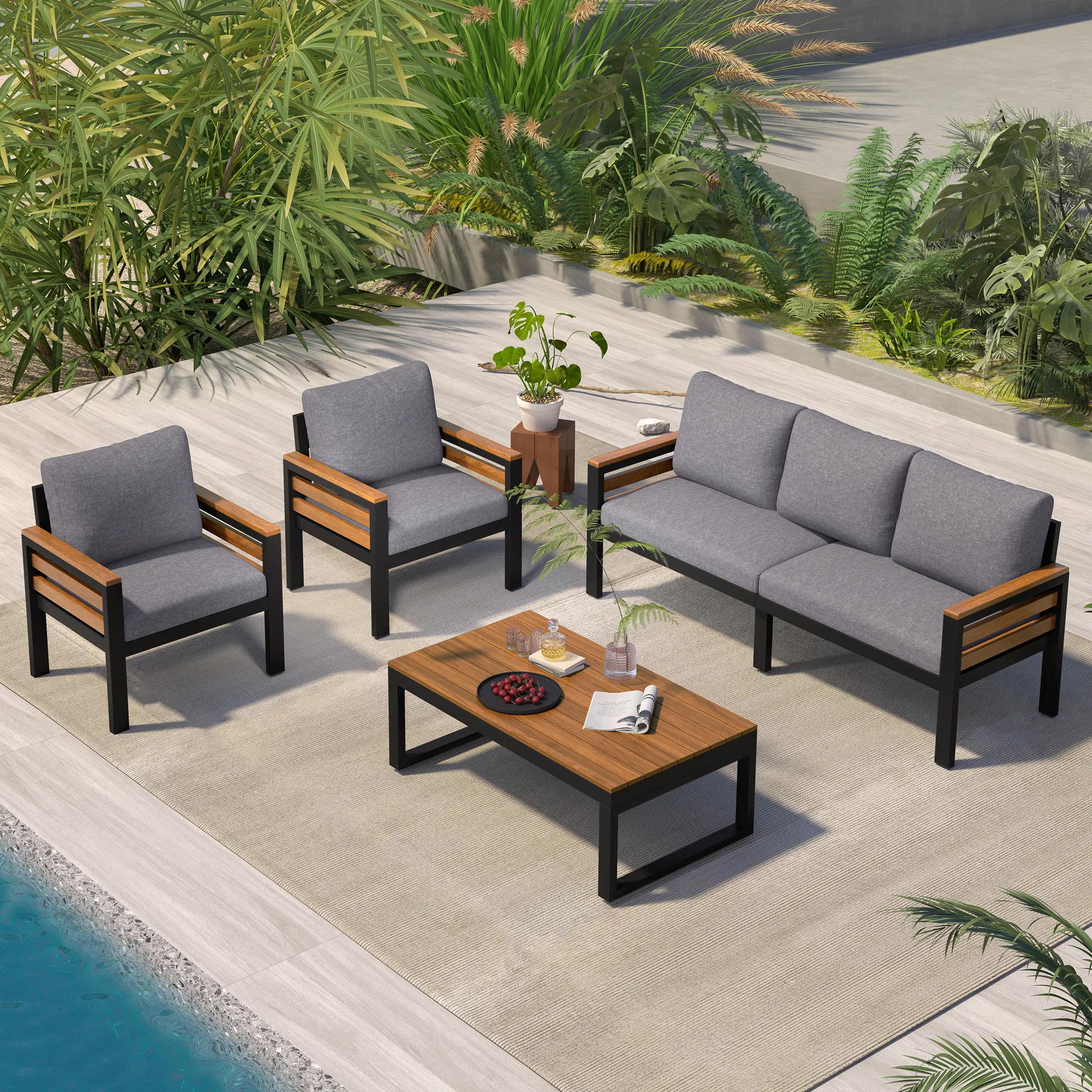 4-Piece Outdoor Sofa Set, picture 3 of 5